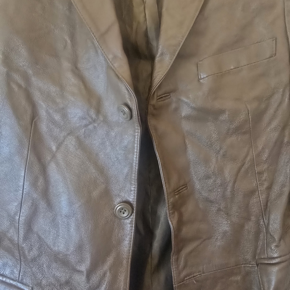 Stafford Men's‎ Brown Leather Jacket